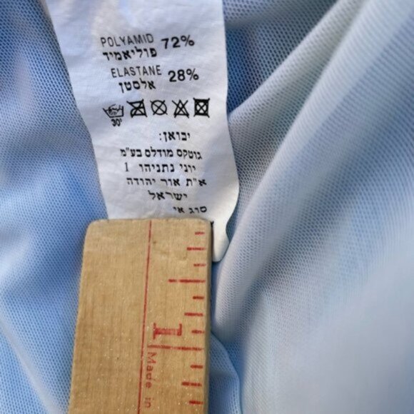 Gottex Turquoise Lace Up One-Piece Swimsuit Size 6 - Picture 3 of 8